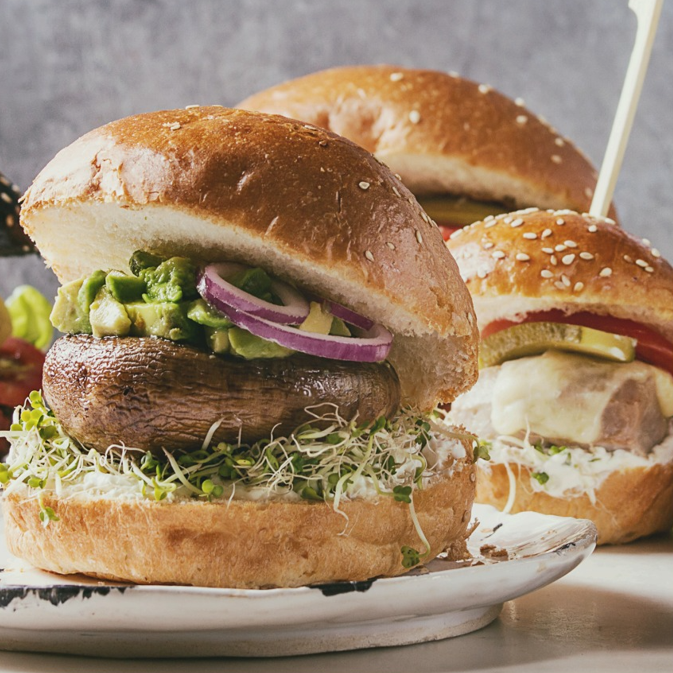 Grilled BBQ Portobella Mushroom